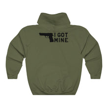 Load image into Gallery viewer, I GOT MINE Handgun Hoodie - Army Green (Double-Sided)