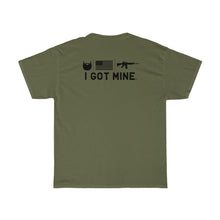 Load image into Gallery viewer, I GOT MINE Beard/Flag/AR Double Sided Tee - Army Green