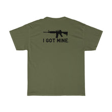 Load image into Gallery viewer, I GOT MINE AR Double Sided Tee - Army Green