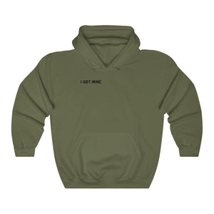 I GOT MINE Handgun Hoodie - Army Green (Double-Sided)