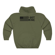 Load image into Gallery viewer, I GOT MINE Flag Hoodie - Army Green (Double-Sided)