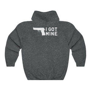 I GOT MINE Handgun Hoodie - Dark Grey (Double-Sided)