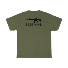 Load image into Gallery viewer, I GOT MINE AR Double Sided Tee - Army Green