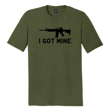 Load image into Gallery viewer, I GOT MINE AR Tee - Tri-Blend Army Green