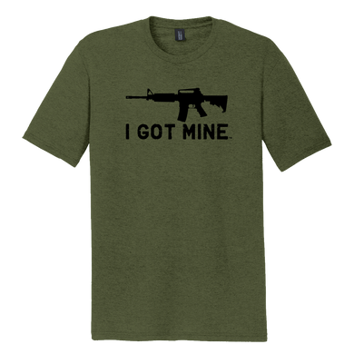 I GOT MINE AR Tee - Tri-Blend Army Green