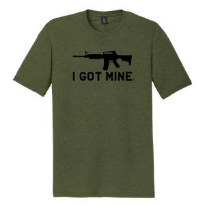 I GOT MINE AR Tee - Tri-Blend Army Green