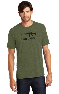 I GOT MINE AR Tee - Tri-Blend Army Green