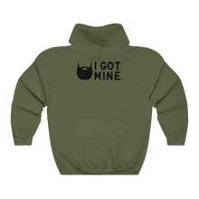 Load image into Gallery viewer, I GOT MINE Beard Hoodie - Army Green (Double-Sided)