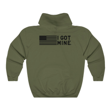 Load image into Gallery viewer, I GOT MINE Flag Hoodie - Army Green (Double-Sided)