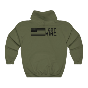 I GOT MINE Flag Hoodie - Army Green (Double-Sided)