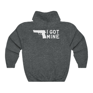 I GOT MINE Handgun Hoodie - Dark Grey (Double-Sided)