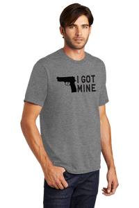 I GOT MINE Handgun Tee - Tri-Blend Grey