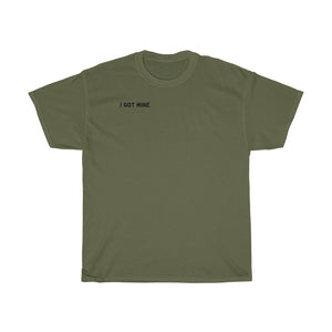 I GOT MINE Beard/Flag/Handgun Double Sided Tee - Army Green